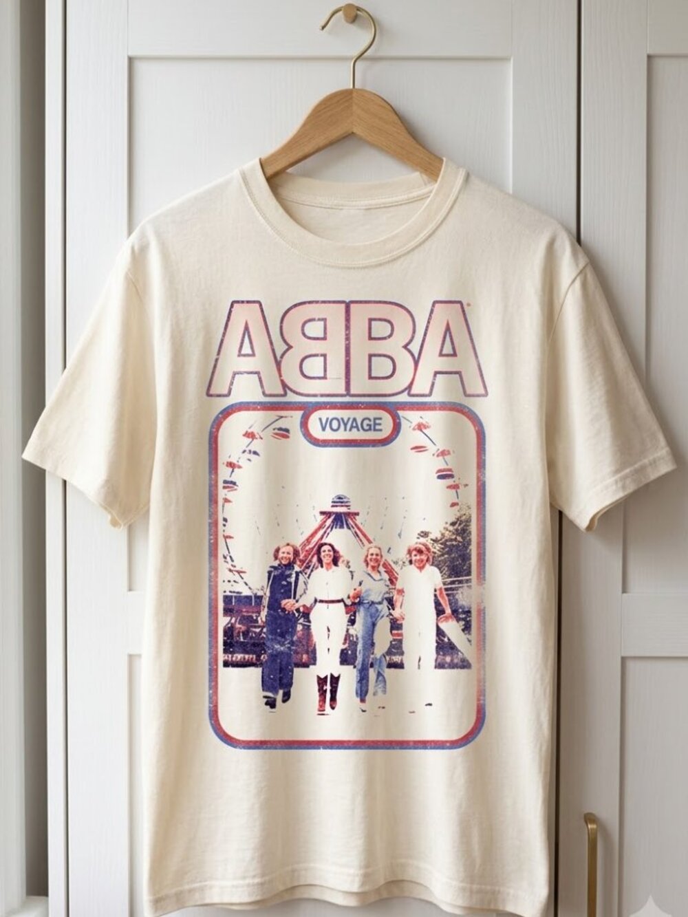 Abba The Tour 1979 Vintage Shirt Music Dancing Queen World T-Shirt